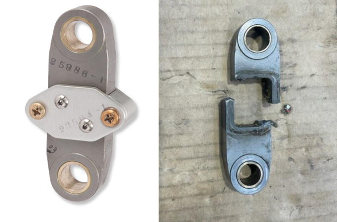 Figure 2 – Failed load cell link