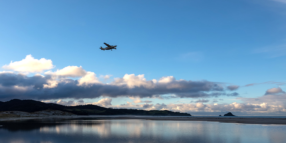 Barrier Air flies IFR to the uncontrolled aerodromes of Whitianga