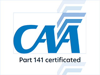 CAA logo with clear space