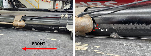 Figure 2 - Damaged skid.