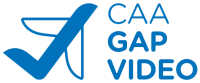 CAA GAP video logo